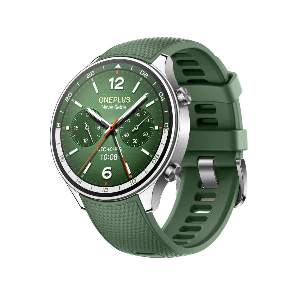 OnePlus Watch 2R - 46 mm - intelligente Uhr mit Riemen - Handgelenkgröße: 140-210 mm - Anzeige 1.43, Ansicht 2