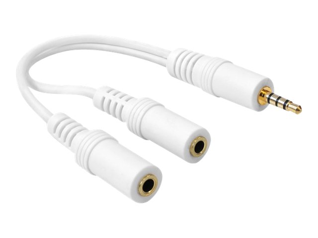 Delock Audiokabel - mini-phone stereo 3.5 mm weiblich zu mini-phone stereo 3.5 mm männlich
