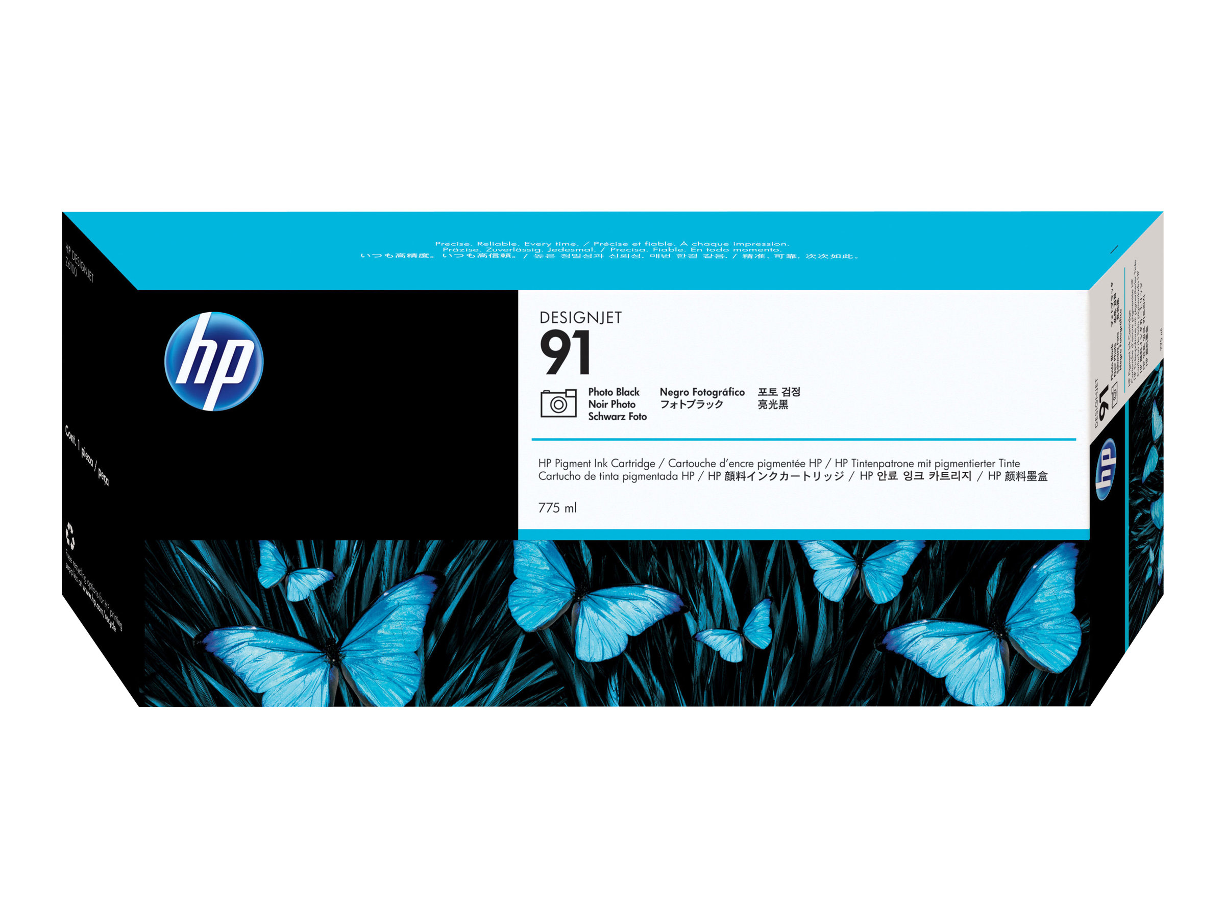 HP 91 - 775 ml - Photo schwarz - original - DesignJet - Tintenpatrone