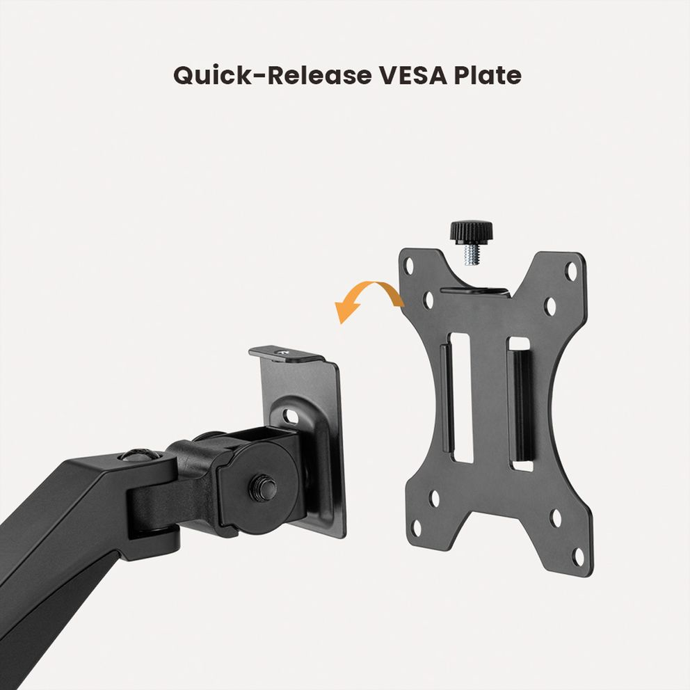 VALUE LCD-Dual-Arm Tischbefestigung platzsparend 6 Gel., Ansicht 4
