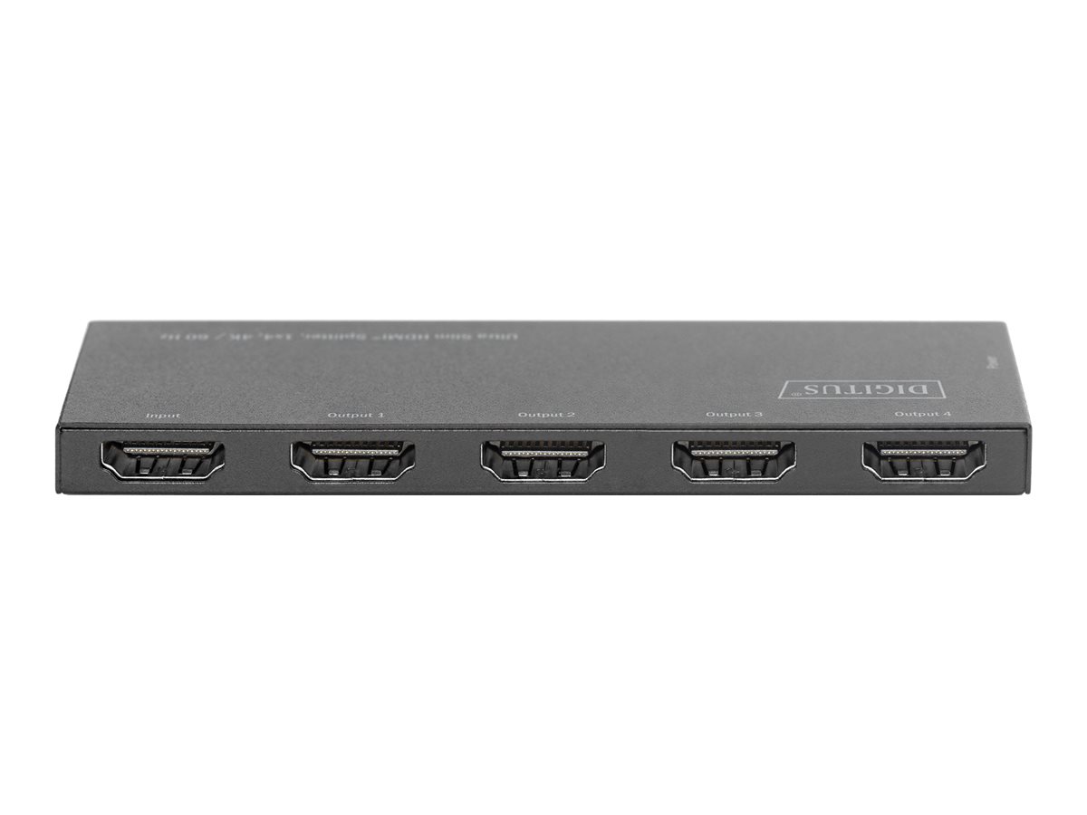 DIGITUS Ultra Slim HDMI® Splitter 1x4 4K  60 Hz