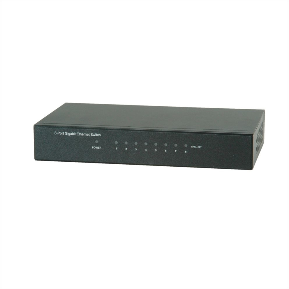 ROLINE Switch - unmanaged - 8 x 10/100/1000, Ansicht 4