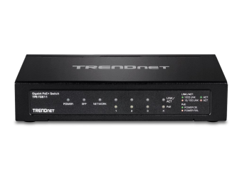 TRENDnet TPE TG611 - Switch - 4 x 101001000 (PoE+)