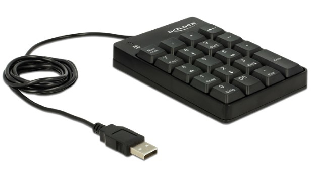 Delock Tastenfeld - USB - Schwarz - retail, Ansicht 3