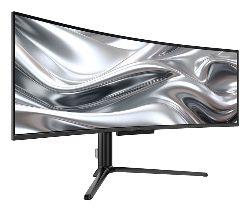 LC-Power 49 LC-M49QCO Curved VA+DP+2xHDMI+RJ45 - Flachbildschirm (TFT/LCD) - 124,5 cm, Ansicht 2