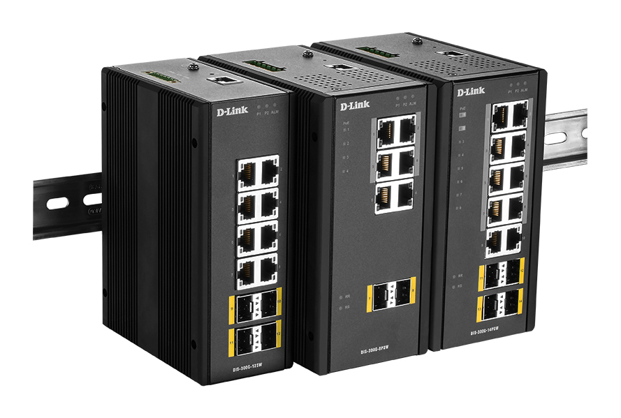D-Link DIS 300G-12SW - Switch - managed - 8 x 10/100/1000 + 4 x 100/1000 SFP, Ansicht 3