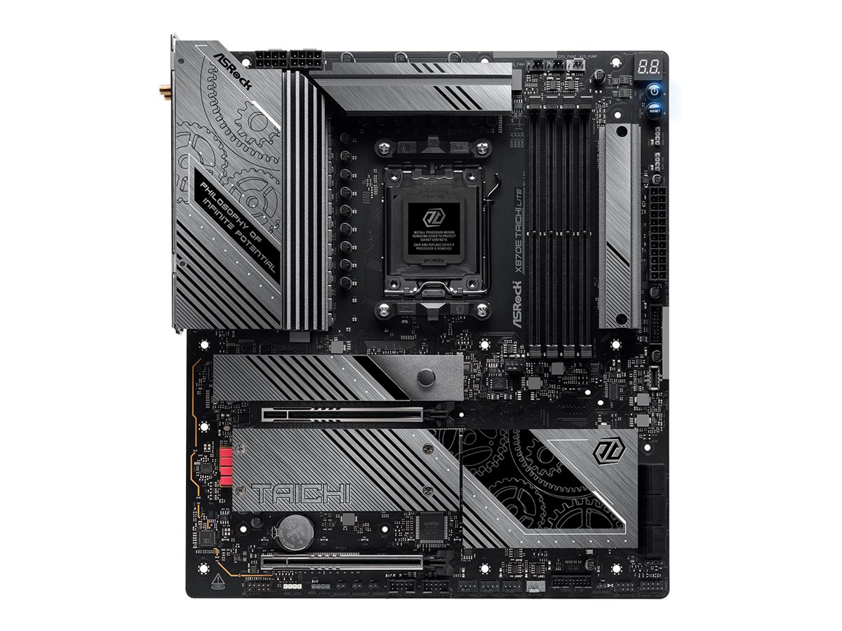 ASRock X870E Taichi Lite - Motherboard - E-ATX - Socket AM5 - AMD X870E Chipsatz - USB4, USB 3.2 Gen 1, USB 3.2 Gen 2, U