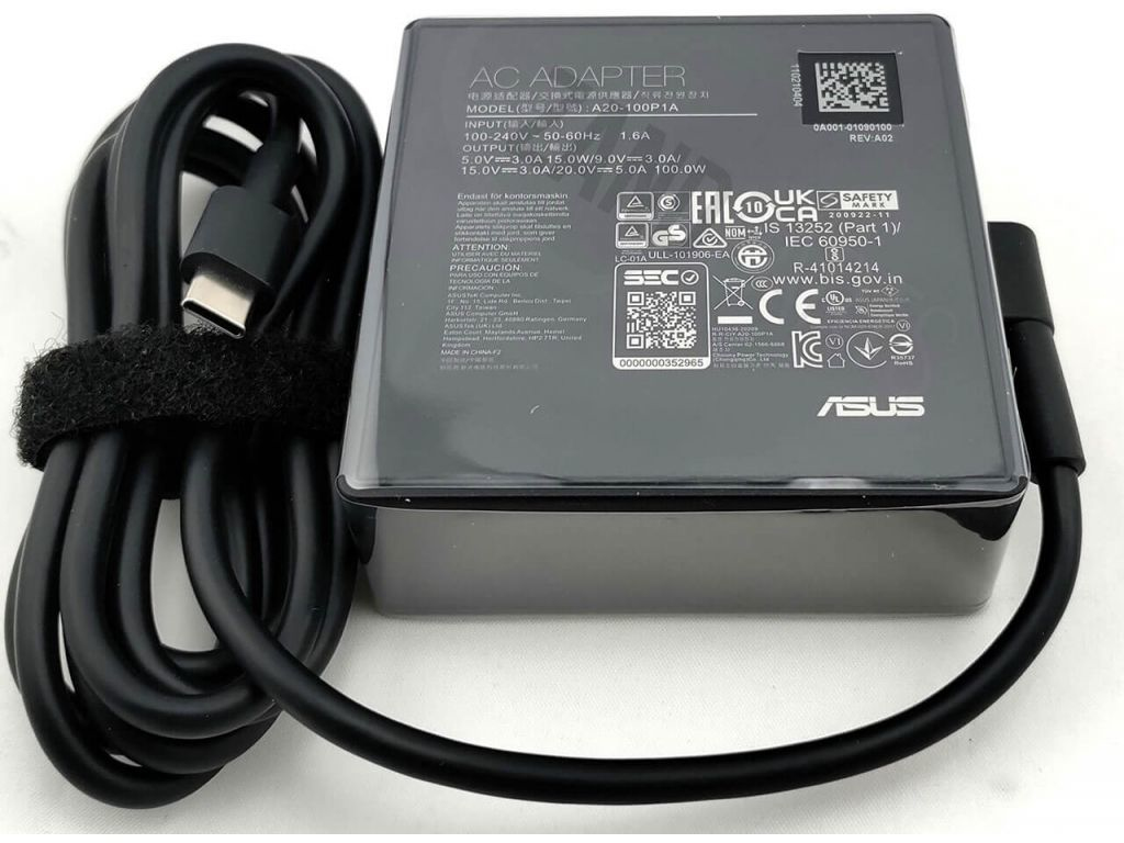 ASUS 0A001-01090100 - Notebook - Indoor - 100 - 240 V - 50 - 60 Hz - 100 W - 5 - 9  - 15  - 20 V, Ansicht 2