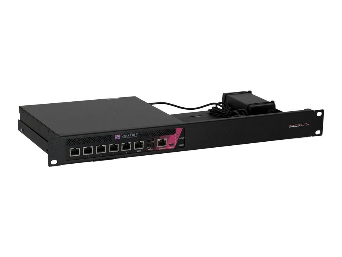 Rackmount.IT CP-RACK RM-CP-T4 - Netzwerk-Einrichtung - Rack montierbar - Jet Black, RAL 9005 - 1U - 48.3 cm (19), Ansicht 3