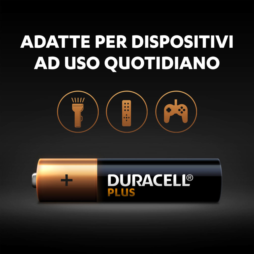 Duracell Plus 100 AAA - Einwegbatterie - AAA - Alkali - 1,5 V - 8 Stück(e) - Beige - Schwarz, Ansicht 3
