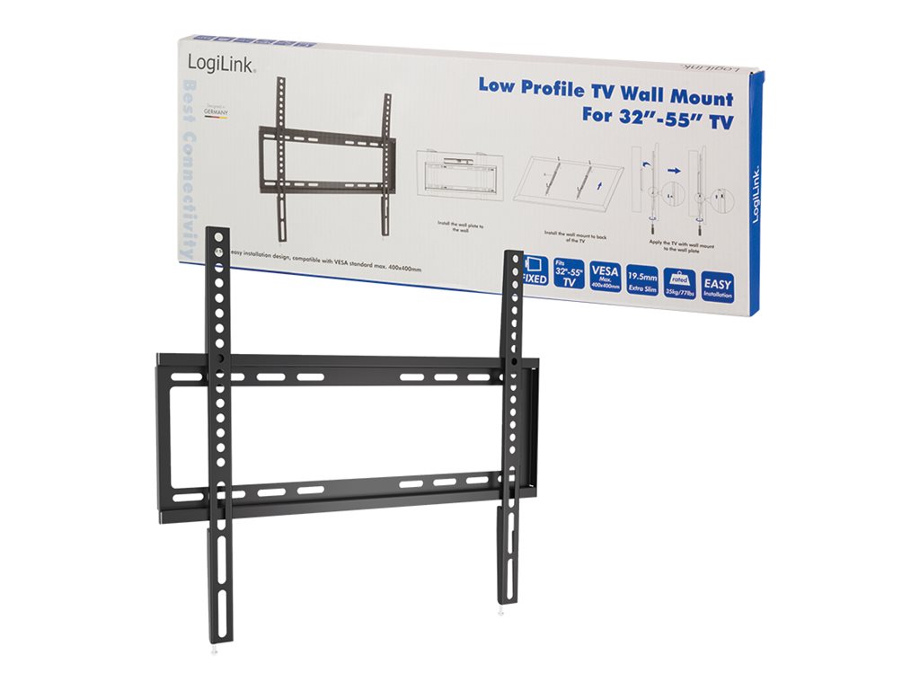 LogiLink Klammer für LCD TV - fester, kaltgepresster Stahl - Bildschirmgröße: 81.3-139.7 cm (32-55), Ansicht 3