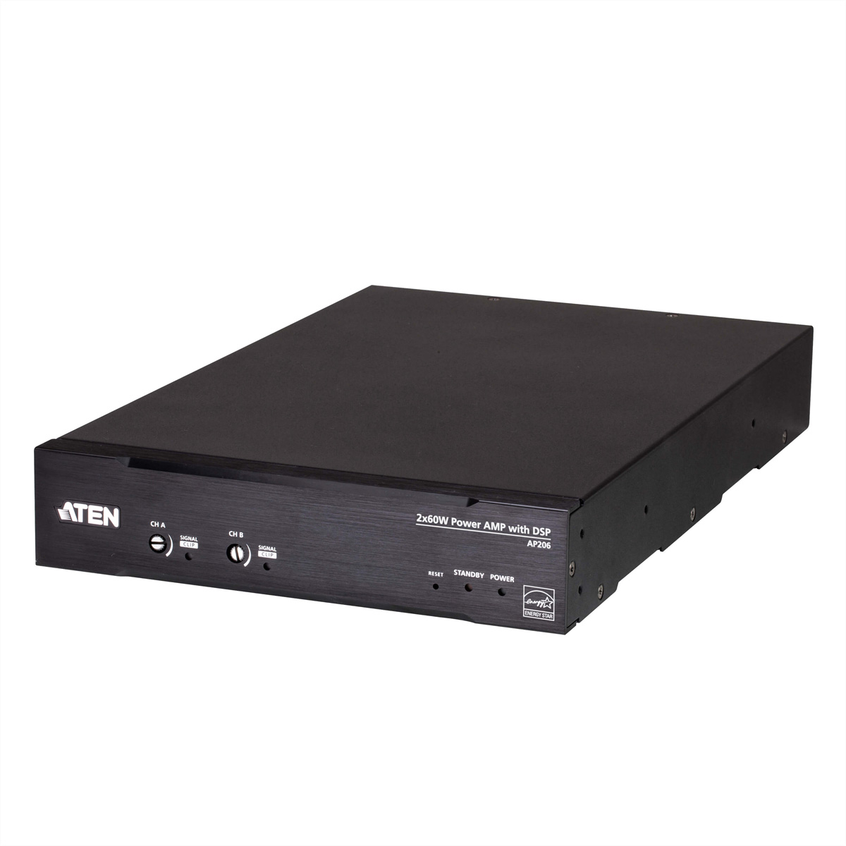 ATEN AP206 2 x 60W Leistungsverstärker mit DSP - KVM-Umschalter - RS-232