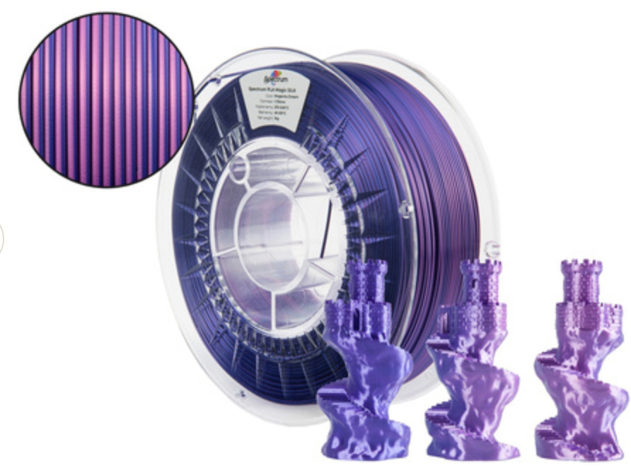 Spectrum Filaments Filament Spectrum· PLA Magic SILK· MAGENTA DREAM· 1.75mm· 1kg, Ansicht 2