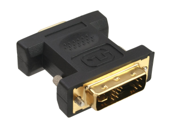 InLine DVI-A Adapter - Analog 12+5 Stecker auf 15pol HD Buchse (VGA) - vergoldet