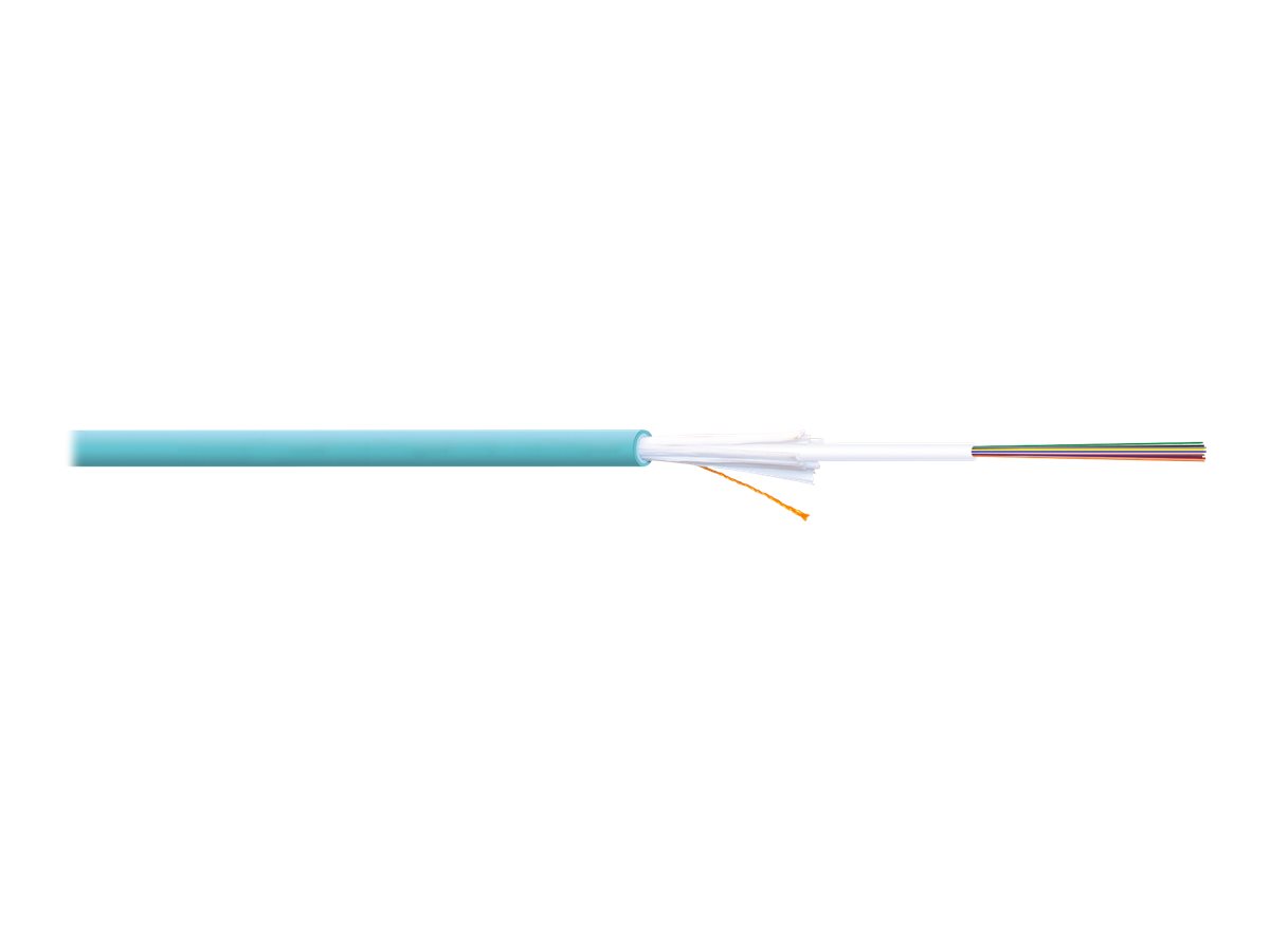 DIGITUS Verlegekabel Innen/Außen A/I-DQ (ZN) BH 50/125 µ OM3, 4 Fasern, BauPVO Dca, LSZH