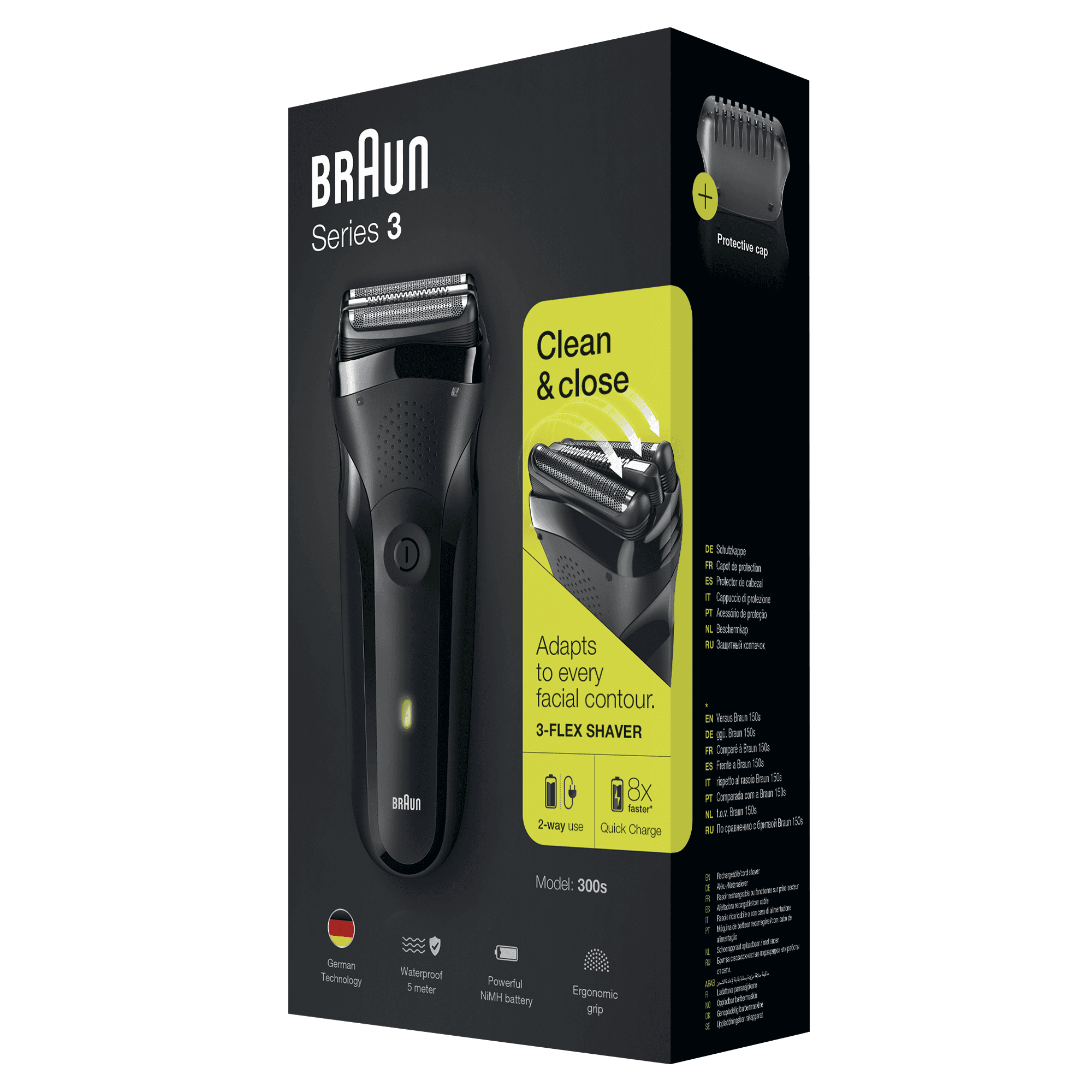 Braun Series 3 300s - Rasierer - schnurlos, Ansicht 4