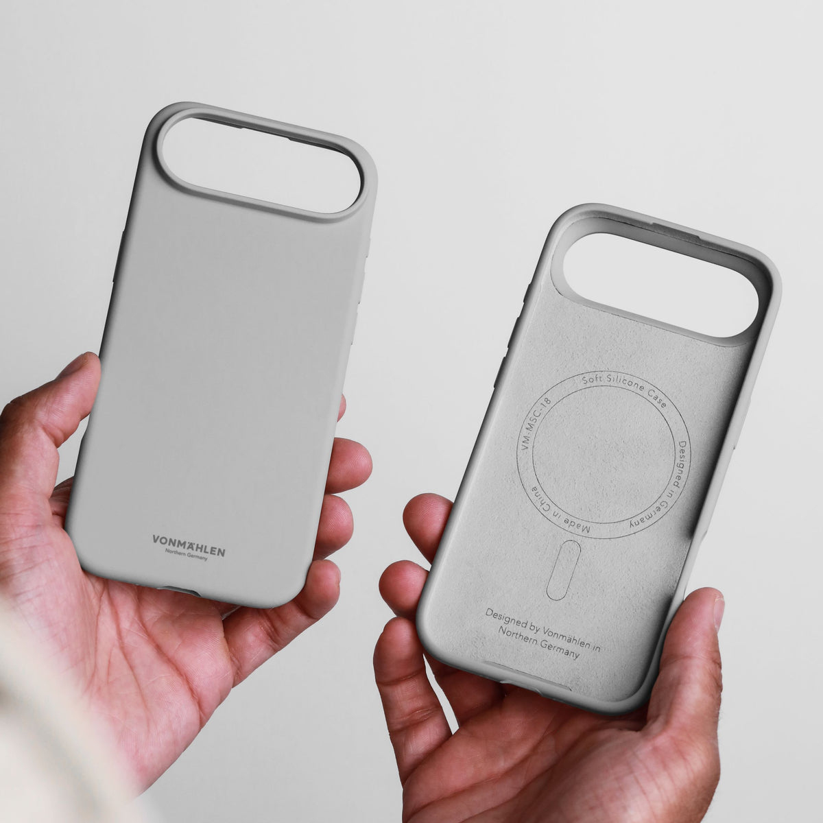 Vonmählen Soft Silicone Case iPhone 17 Air Light Gray, Ansicht 3