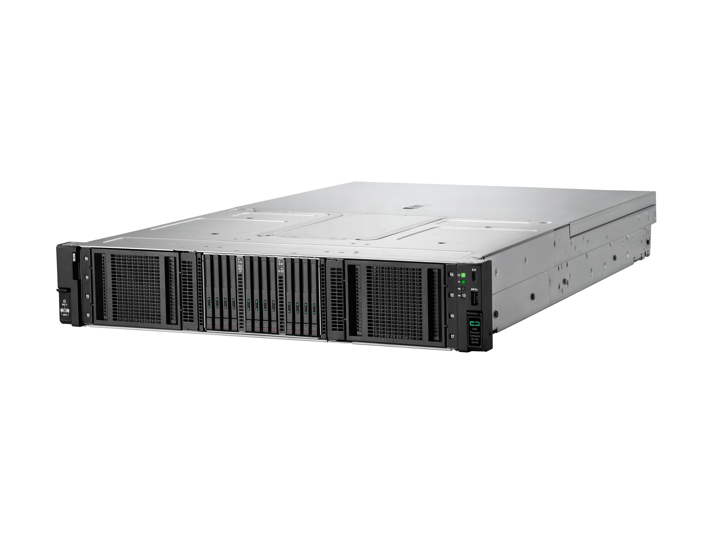 HPE ProLiant Compute DL340 Gen12 - Server - Rack-Montage - 2U - 1-Weg - 1 x Xeon 6505P / 2.2 GHz - RAM 64 GB - SATA/SAS/NVMe - Hot-Swap 6.4 cm (2.5")