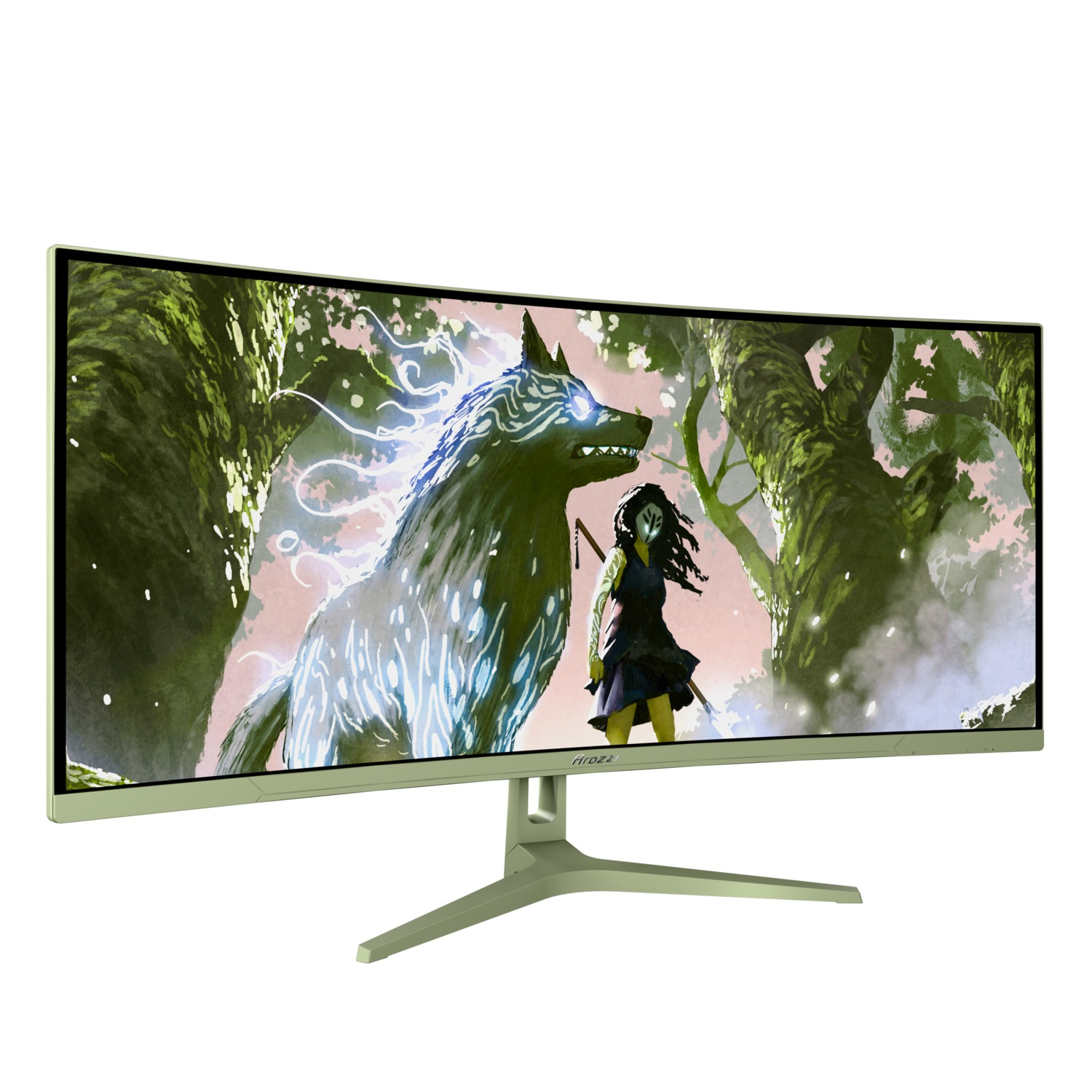 Arozzi TFT Nova curved waldgrün - Flachbildschirm (TFT/LCD) - 86,4 cm (34), Ansicht 2