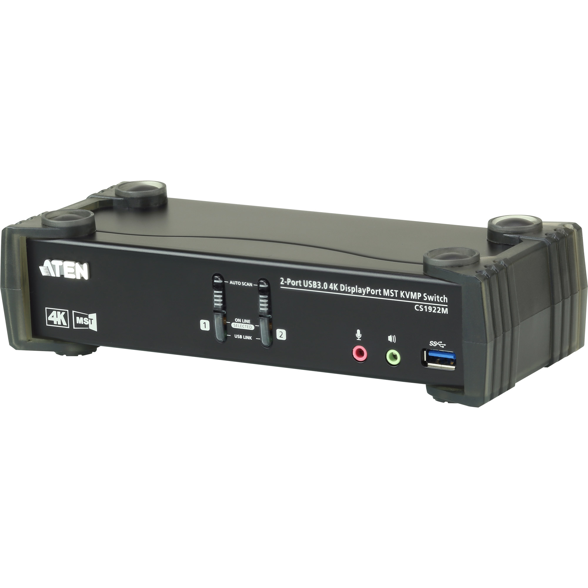 ATEN CS1922M - 4096 x 2160 Pixel - 4K Ultra HD - 3,44 W - Schwarz