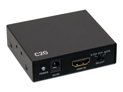 C2G 4K HDMI Audio Extractor - HDMI-Audiosignal-Extractor