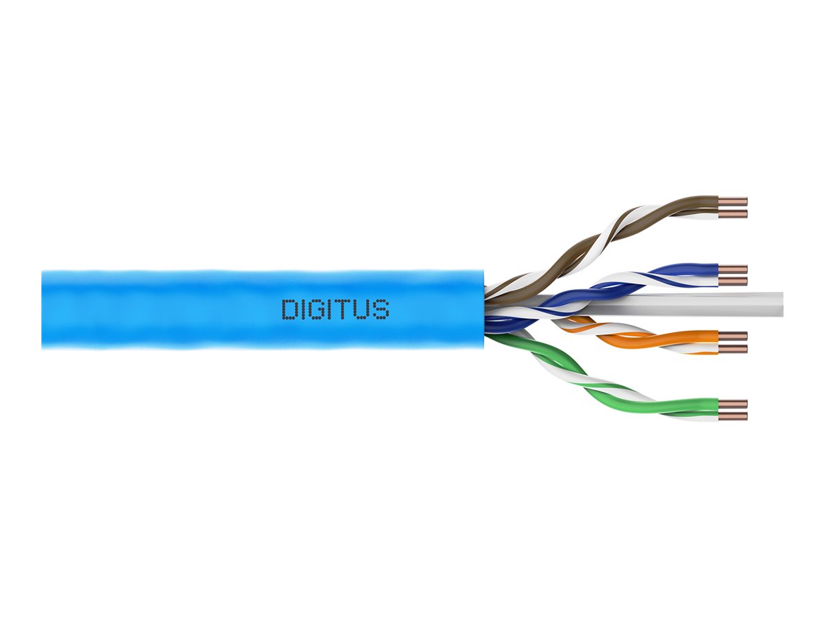DIGITUS CAT 6A U/UTP Datenkabel - Verlegekabel, 305 m, Simplex, Cca