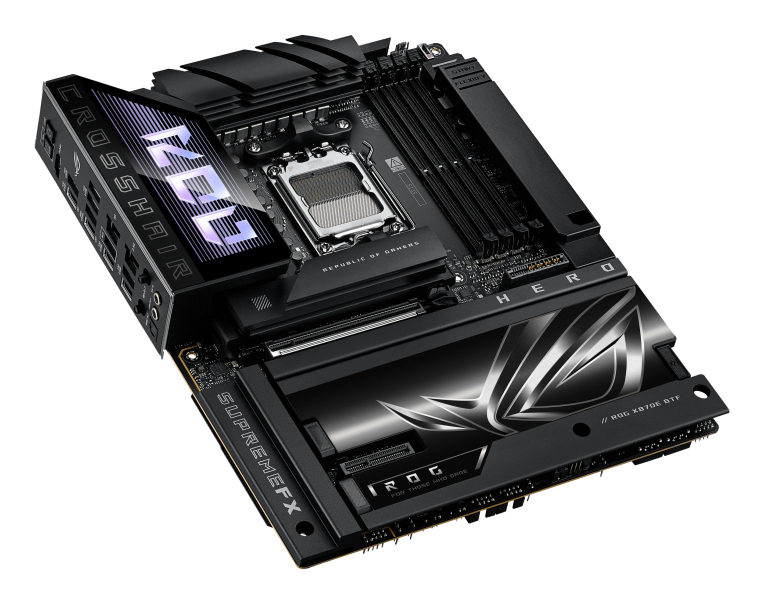 ASUS ROG CROSSHAIR X870E HERO BTF - Motherboard - ATX - Socket AM5 - AMD X870E Chipsatz - Wi-Fi 7, 5 GB LAN, Bluetooth, Ansicht 2