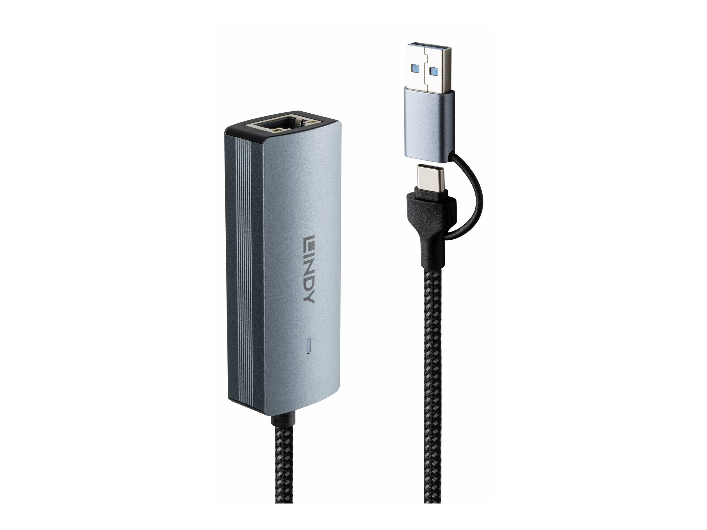 Lindy Netzwerkadapter - USB 3.2 Gen 1 - 10M/100M/1G/2.5G/5 Gigabit Ethernet x 1, Ansicht 2