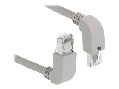 Delock Patch-Kabel - RJ-45 (M) nach oben gewinkelt zu RJ-45 (M)