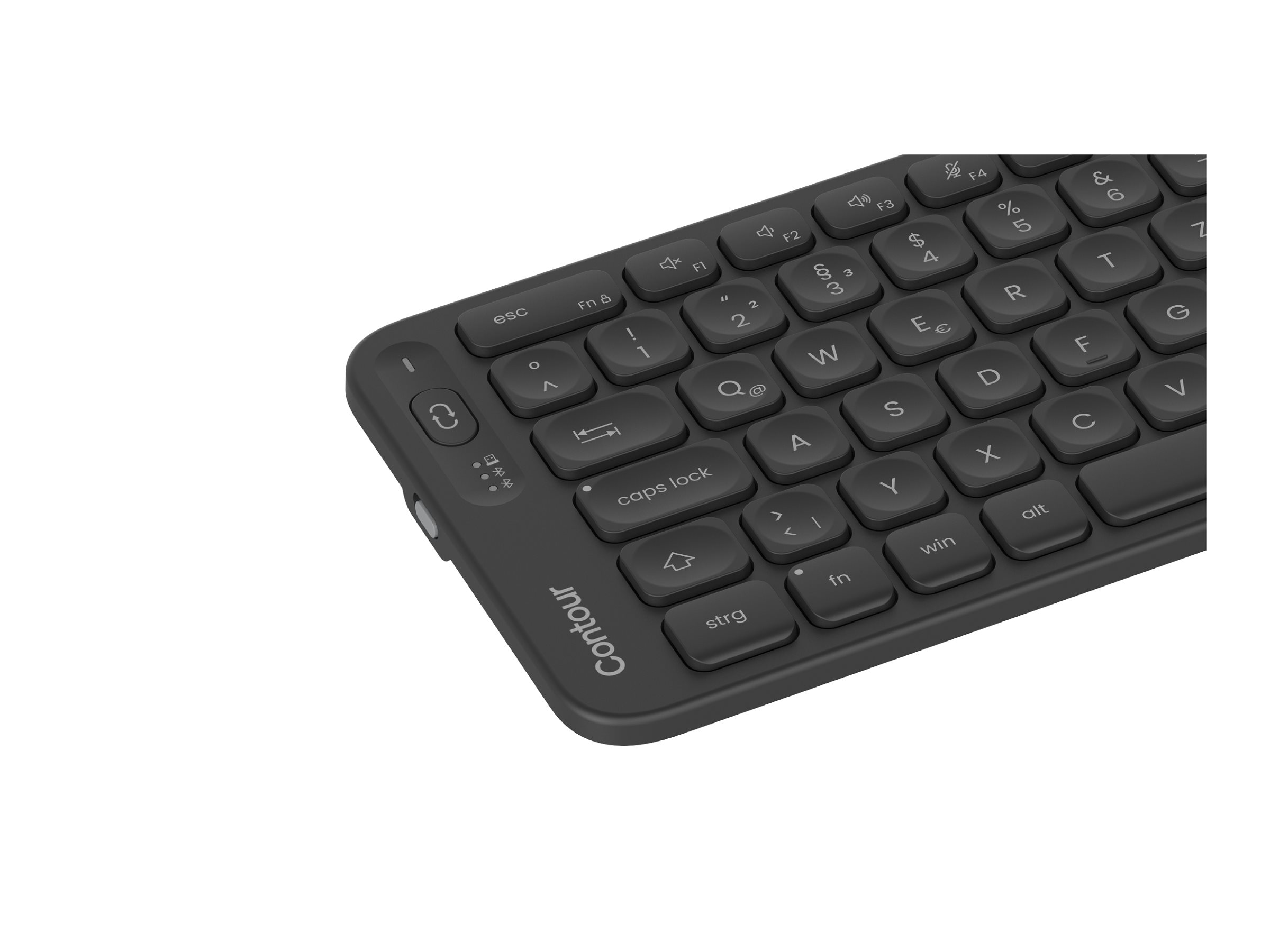Contour Balance - Tastatur - full size - kabellos - TL: Deutsch, QWERTZ, Ansicht 3