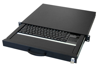Aixcase AIX-19K1UKDETP-B - Tastatur - rack-montierbar - TL: Deutsch, QWERTZ, Ansicht 2