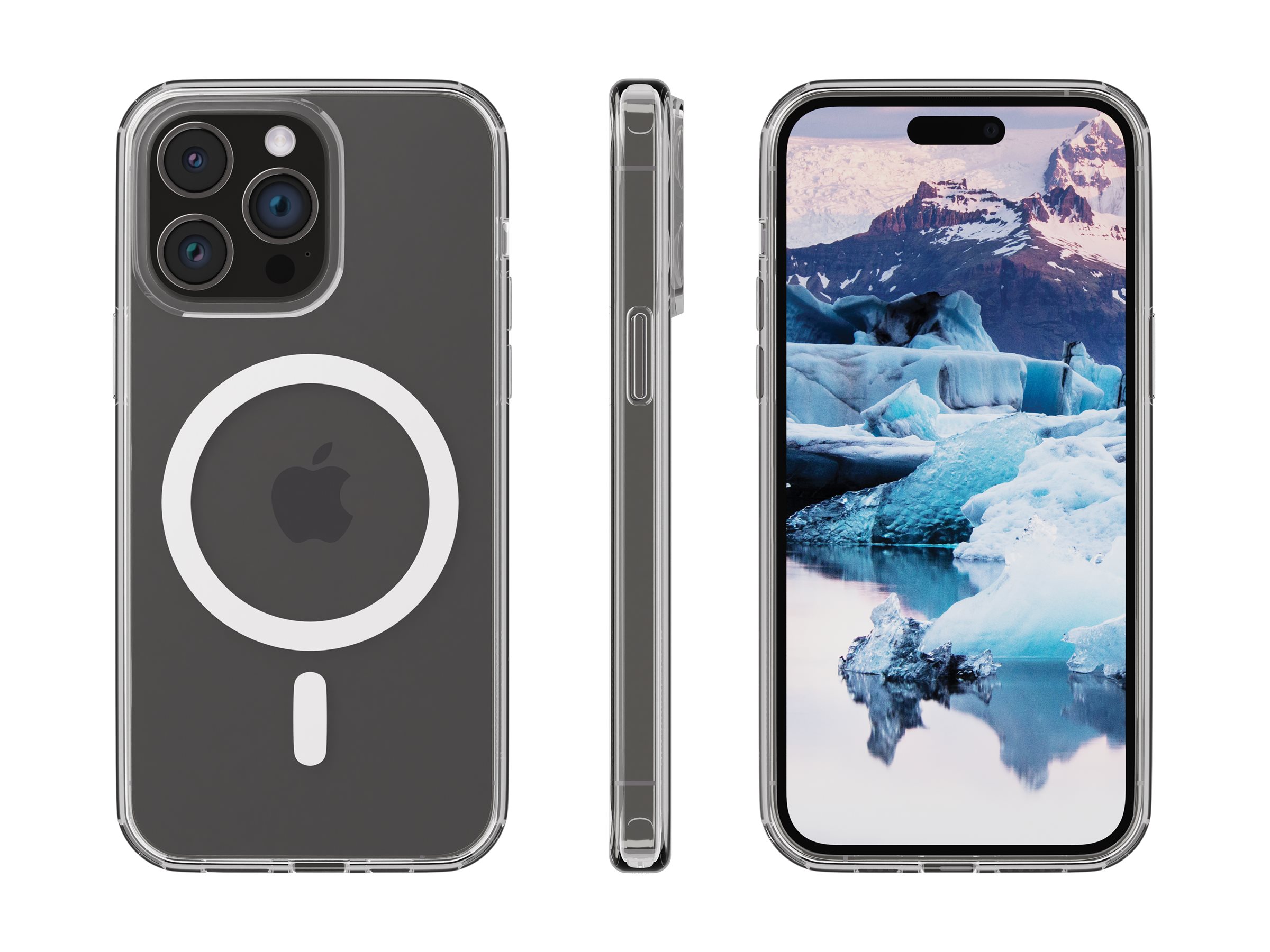 dbramante1928 Iceland Pro - Hintere Abdeckung für Mobiltelefon - transparent, weiß Kunststoff Apple, Ansicht 2
