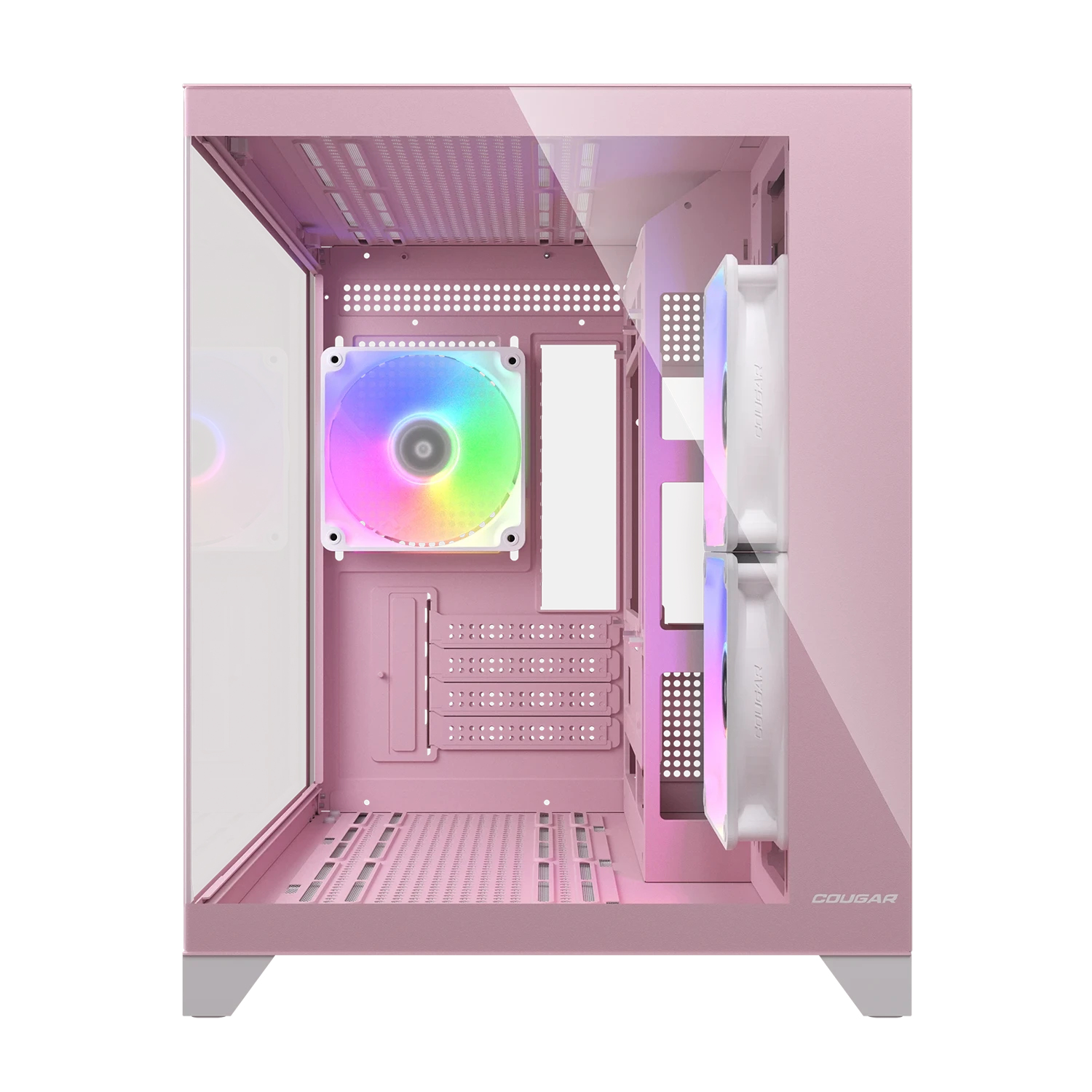 Cougar Gehäuse Mini-Tower FV150 ARGB Pink - Midi/Minitower - ATX, Ansicht 3