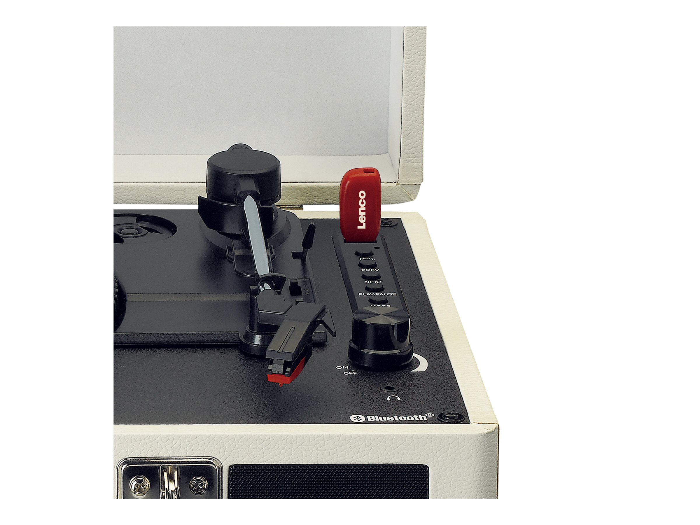 Lenco TT-115CR - Plattenspieler - Cremefarben, Ansicht 5