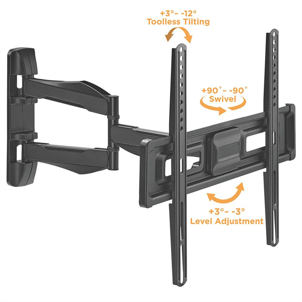 VALUE TV-Wandhalterung flexibel elegant max. 35 kg schwarz, Ansicht 2