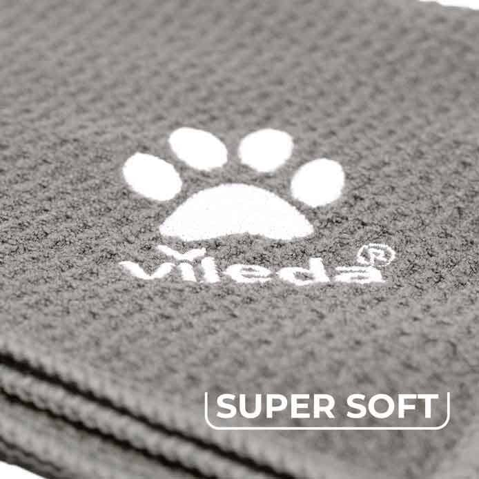 Vileda Pet Pro Microfaser-Handtuch XL grau Groesse XL 65 x 100cm, Ansicht 3