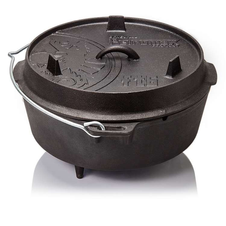 Petromax FT6 - 5,7 l - Rund - Eisenguss - Schwarz, Ansicht 3