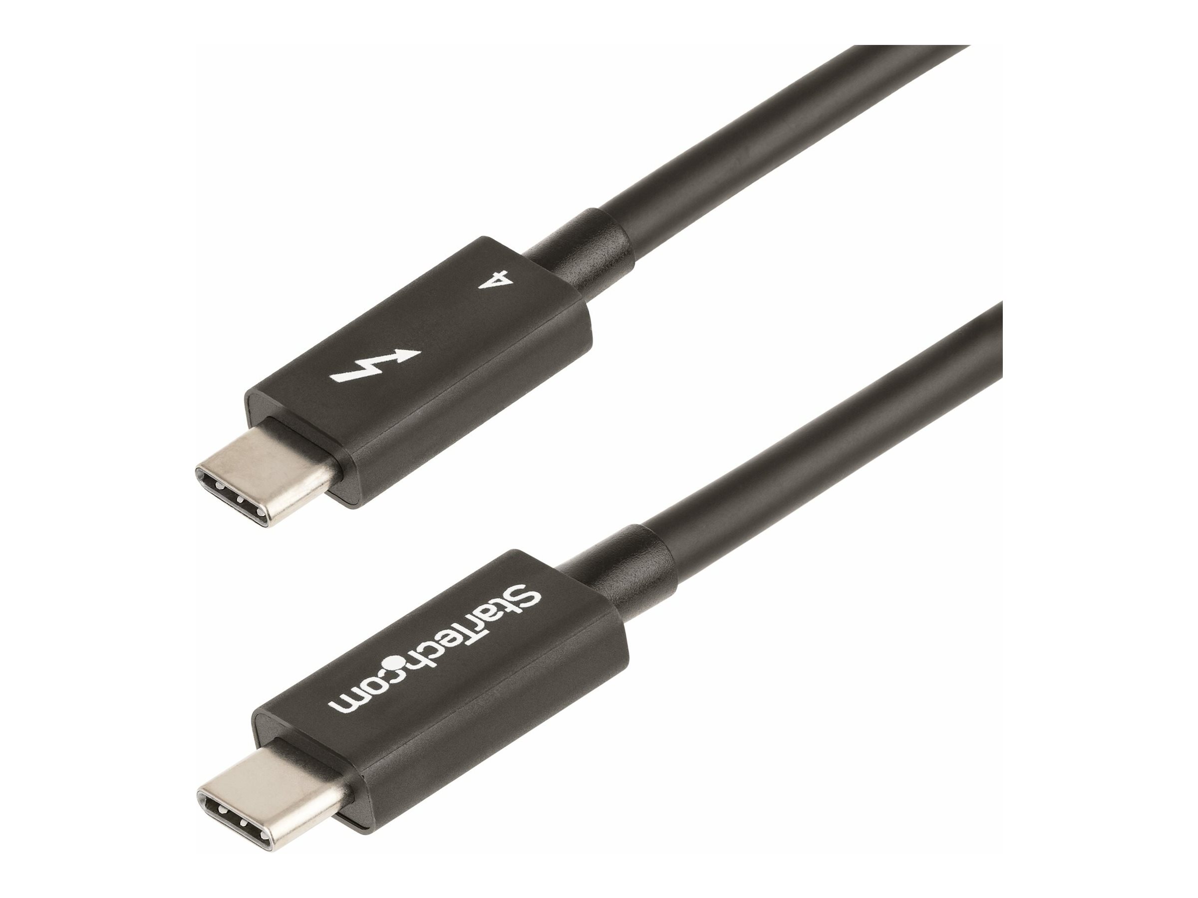 StarTech.com StarTech 50cm Thunderbolt 4 Kabel, 40Gbit/s, 100W, Intel-zertifiziert - Thunderbolt-Kabel - Thunderbolt 4 (M)