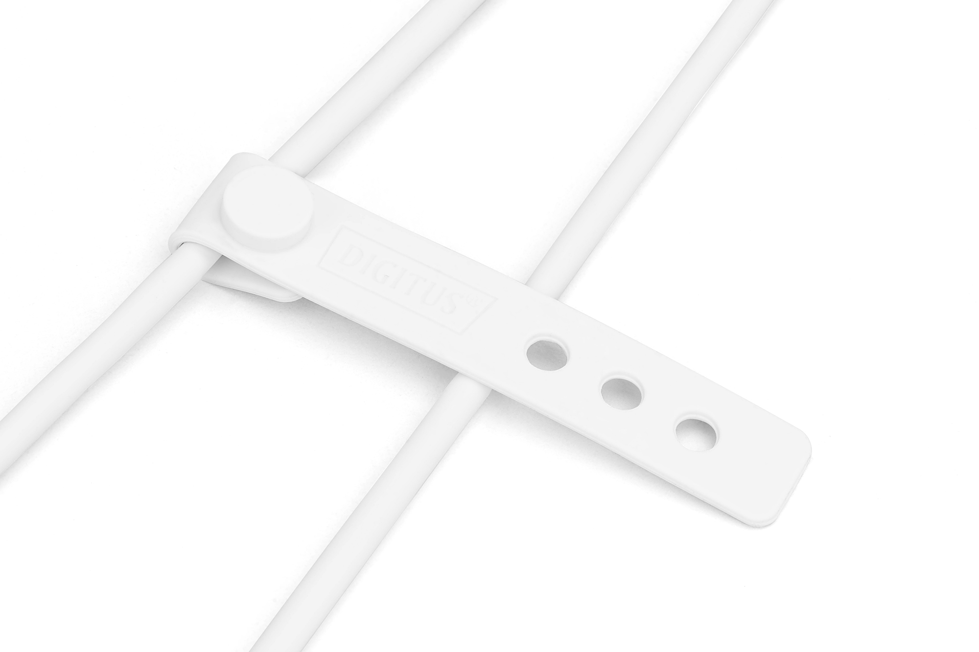 DIGITUS Lightning Silikon Anschlusskabel, USB-A - Lightning 0,5m, weiß, Ansicht 2