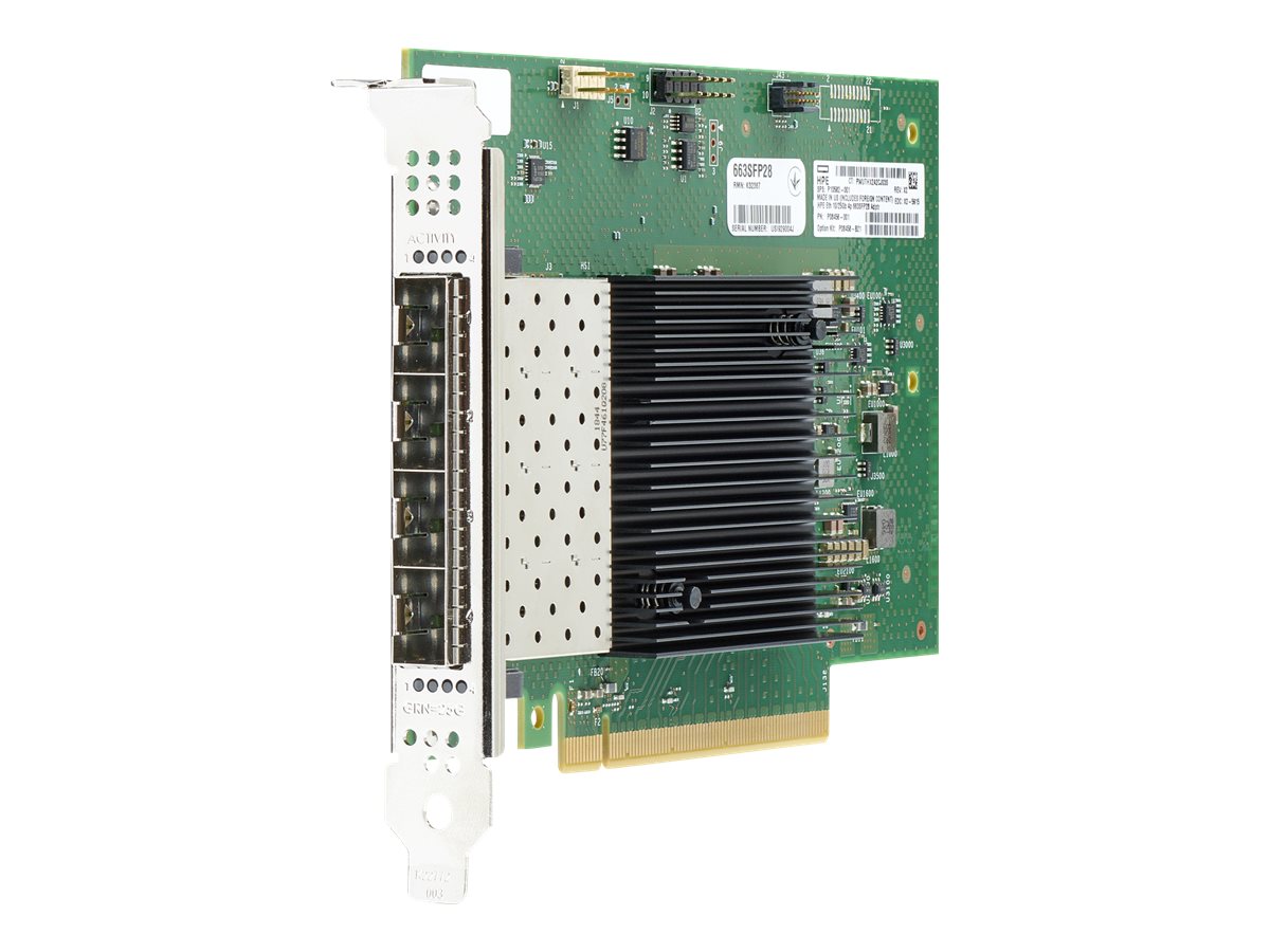 HPE Ethernet Adapter E810-XXVDA4 10/25Gb (P08458-B21)