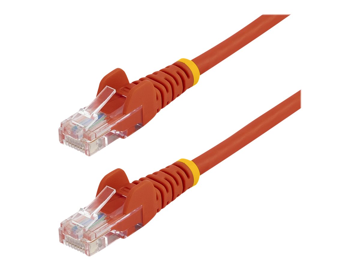 StarTech.com 5m Cat5e Ethernet Netzwerkkabel Snagless mit RJ45 - Cat 5e UTP Kabel - Rot - Netzwerkkabel - RJ-45 (M)