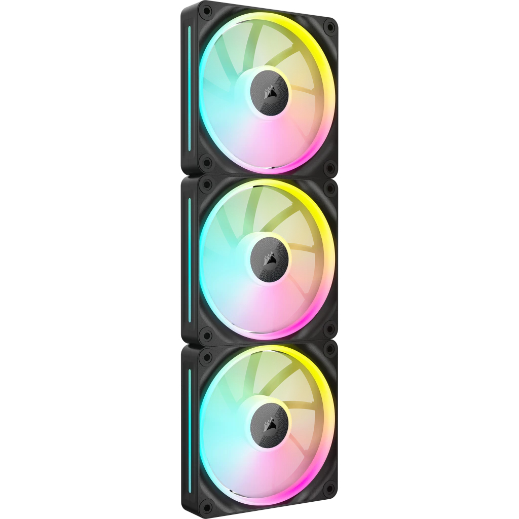 Corsair iCUE Link LX120 RGB - Gehäuselüfter - 120 mm - Schwarz (Packung mit 3), Ansicht 2