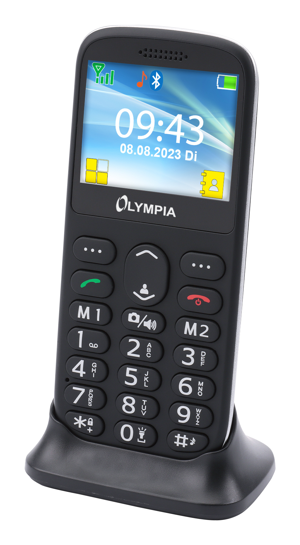 Olympia Mobiltelefon Sun schwarz, Ansicht 3
