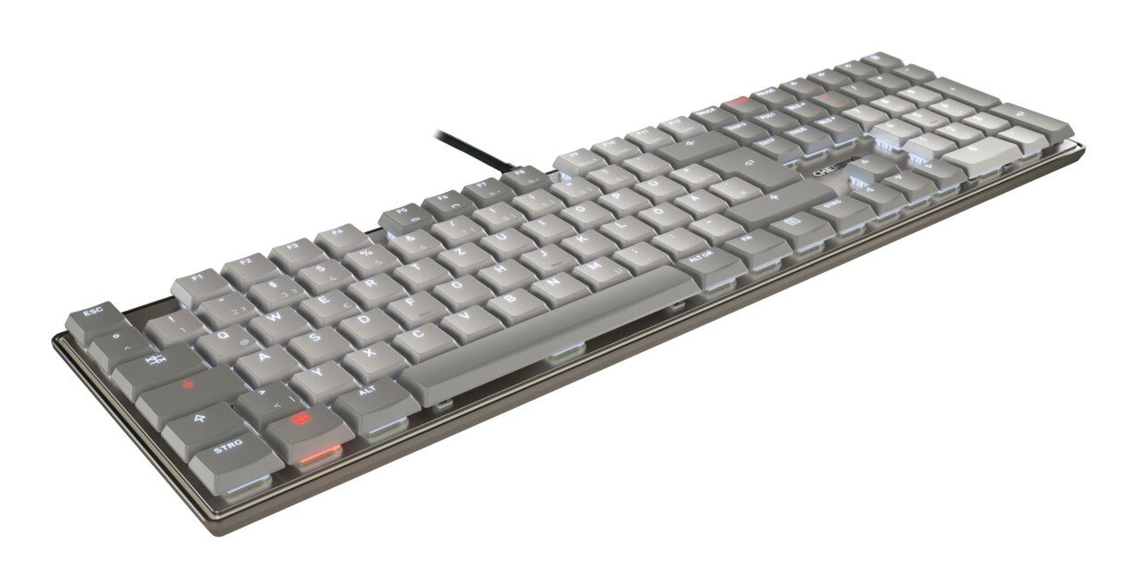 Cherry KC - Tastatur - 100% - full size - hintergrundbeleuchtet - TL: Deutsch, QWERTZ, Ansicht 2