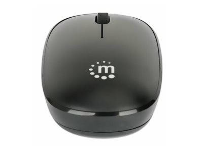 Manhattan MW3050 Kabellose USB-Maus 3 Tasten Mausrad schwarz - Maus - 1.200 dpi, Ansicht 3