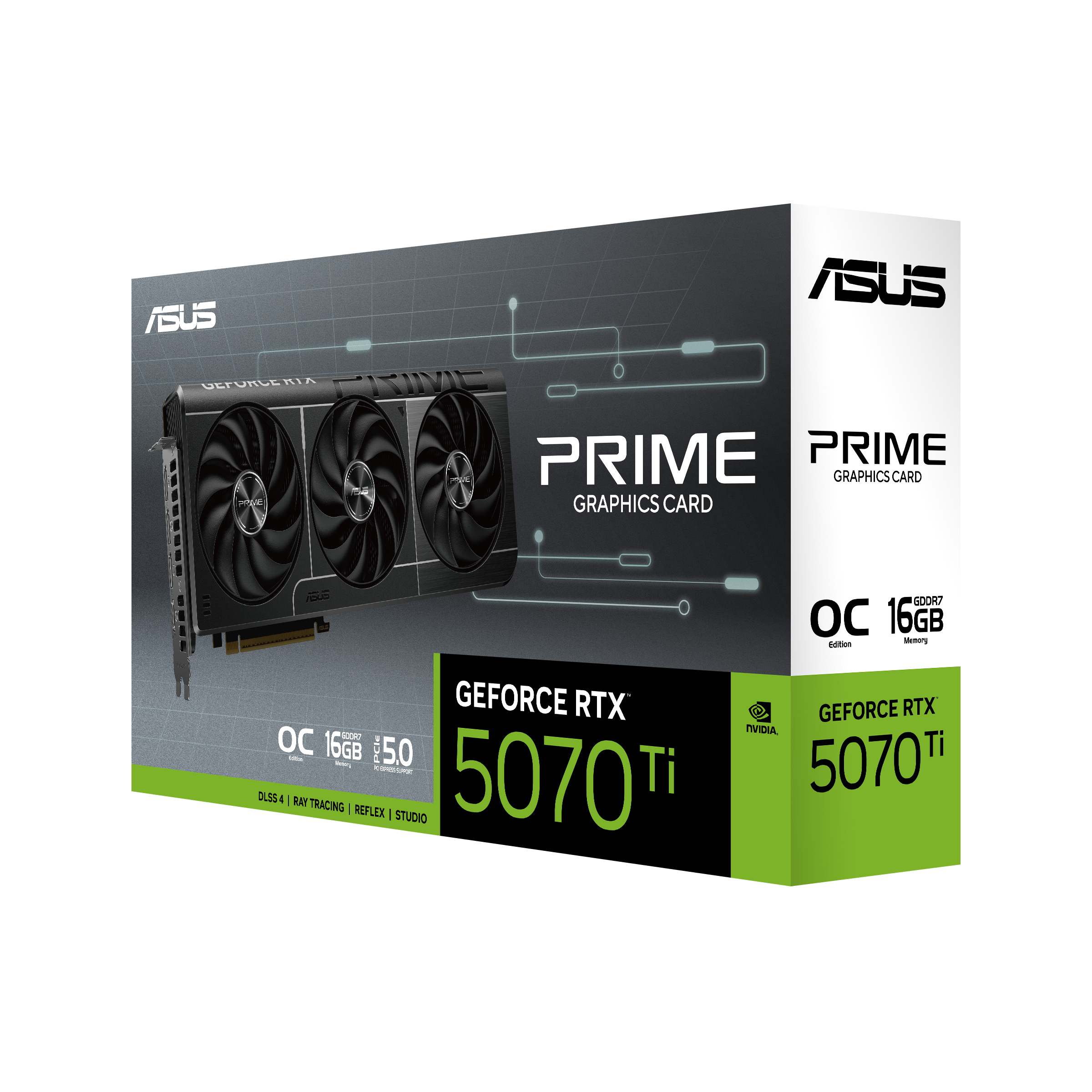 ASUS PRIME GeForce RTX 5070 Ti 16GB - OC Edition, Ansicht 4