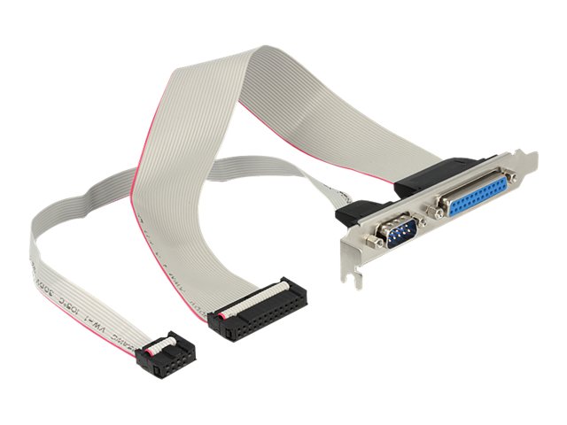 Delock Serielle  parallele Konsole - DB-9 DB-25 zu IDC 25-polig 9-polig IDC (W)