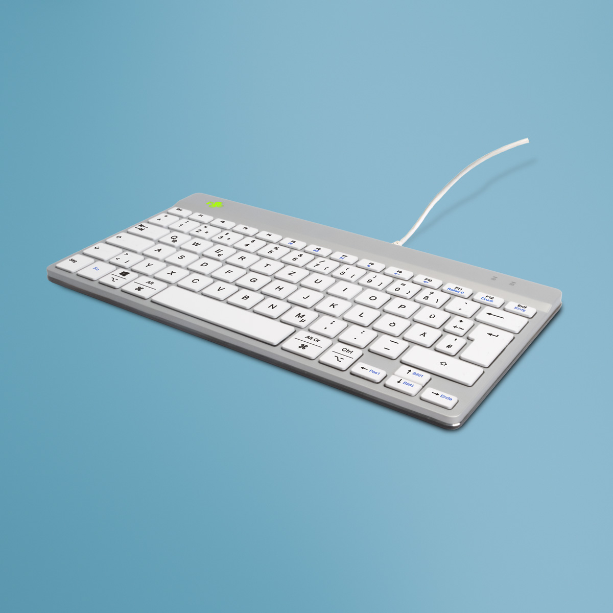 R-Go Compact Break - Tastatur - mit integrierter Pauseanzeige - TL: Deutsch, QWERTZ, Ansicht 2