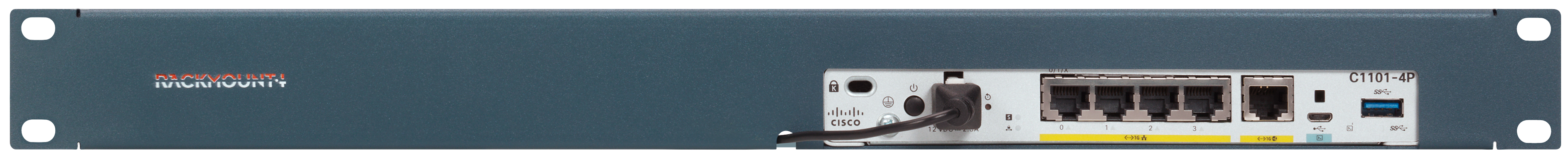 Rackmount.IT .IT kit for Cisco ISR 1101-4P, Ansicht 2