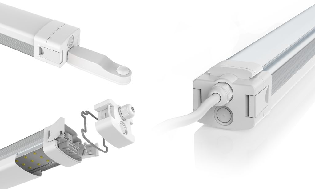 Synergy 21 S21-LED-RA-00104 - Rechteckig - Zimmerdecke - Hängend - Weiß - IP65 - IK10, Ansicht 4
